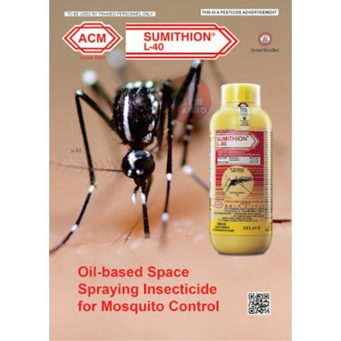 1Liter ACM Sumithion L-40 Mosquito Insecticide fogging Racun Nyamuk ...