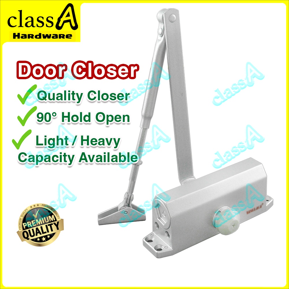 ClassAHW Door Closer 2 Speed Adjustment Automatic Mount Door Closer