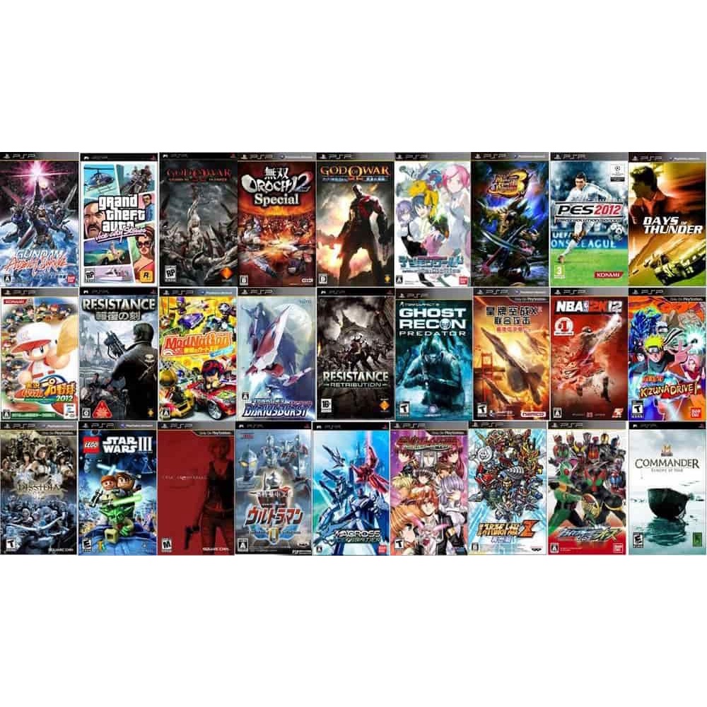 Sony Psp Playstation Portable Game Iso Download 5 Random Games Very Cheap Shopee Malaysia