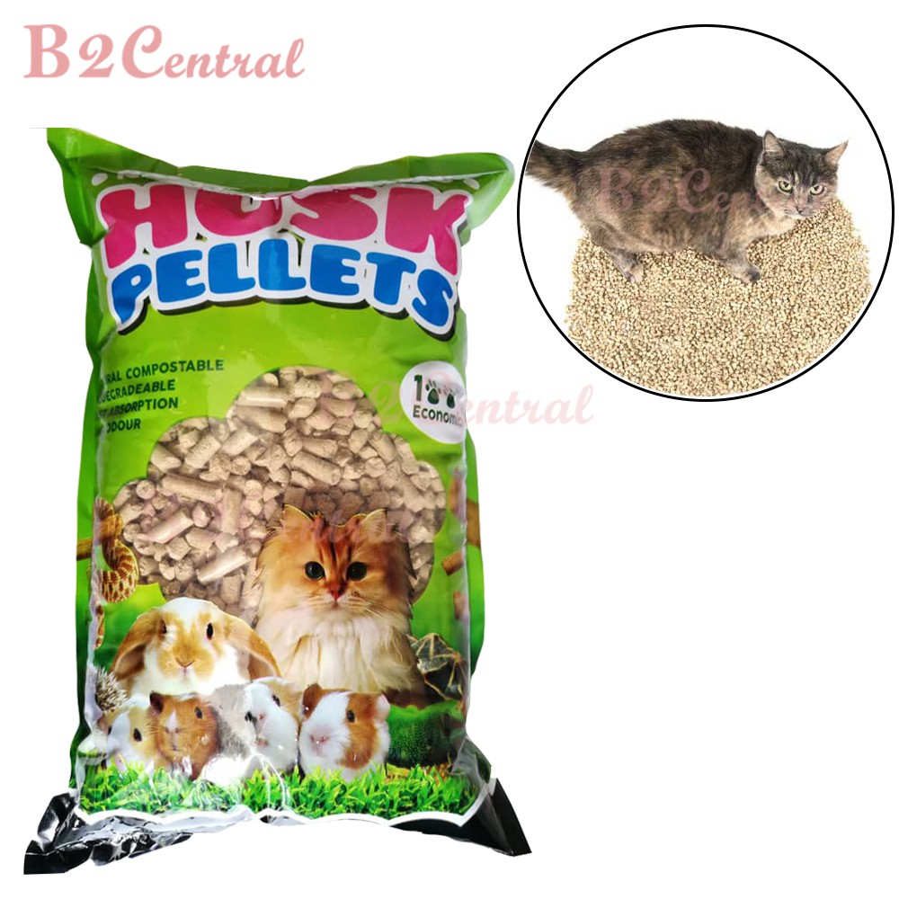 3KG Husk Pellets Cat Litter Wood Pellet Pet Litter Pet Bedding Premium