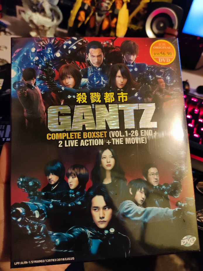 Anime Dvd Gantz Complete Tv Series Vol 1 26 End Movie Live Action Movie English Dubbed Shopee Malaysia