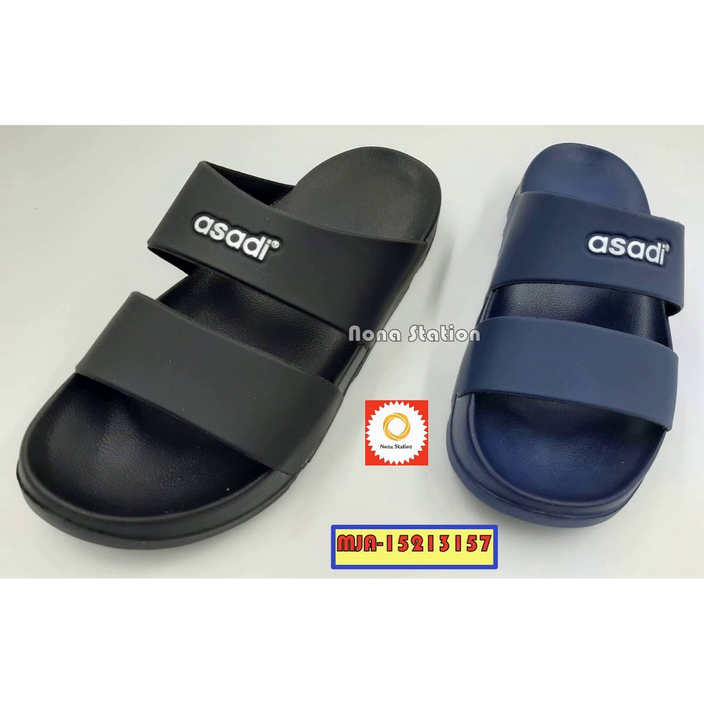 NS ASADI Men Sandals Shoes MJA-15213157 (Black & Navy Blue) | Shopee  Malaysia