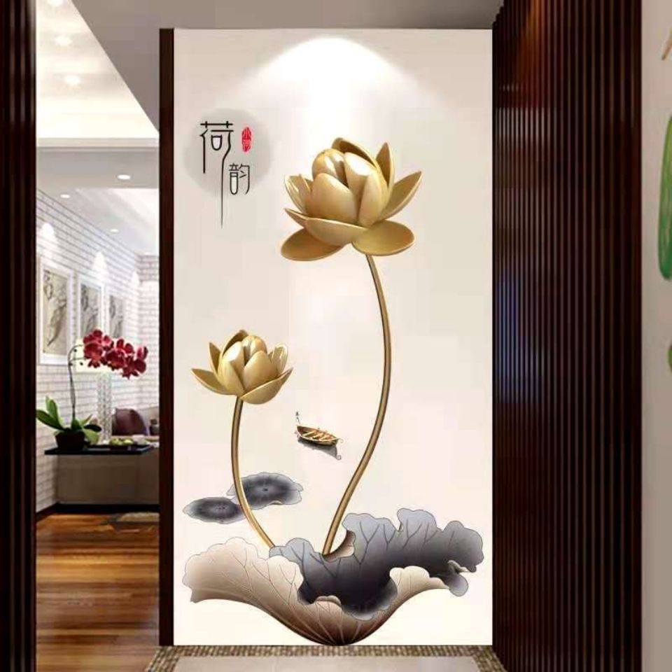 3D 3D wall stickers Wall wallpaper wallpaper self-adhesive Chinese style  bedroom living room TV background wall decoration stickers | Shopee Malaysia