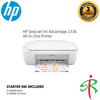 HP DeskJet Ink Advantage 2336 All-in-One Printer Starter Ink Black ...