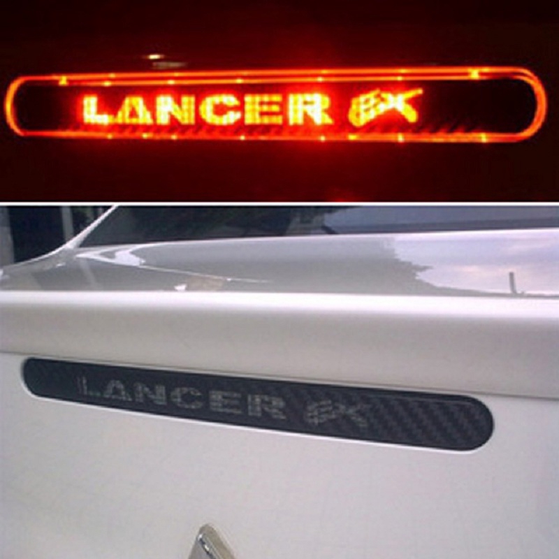 Carbon Fiber Brake Sticker For Lancer Ex 9 10 High Positioned Rear