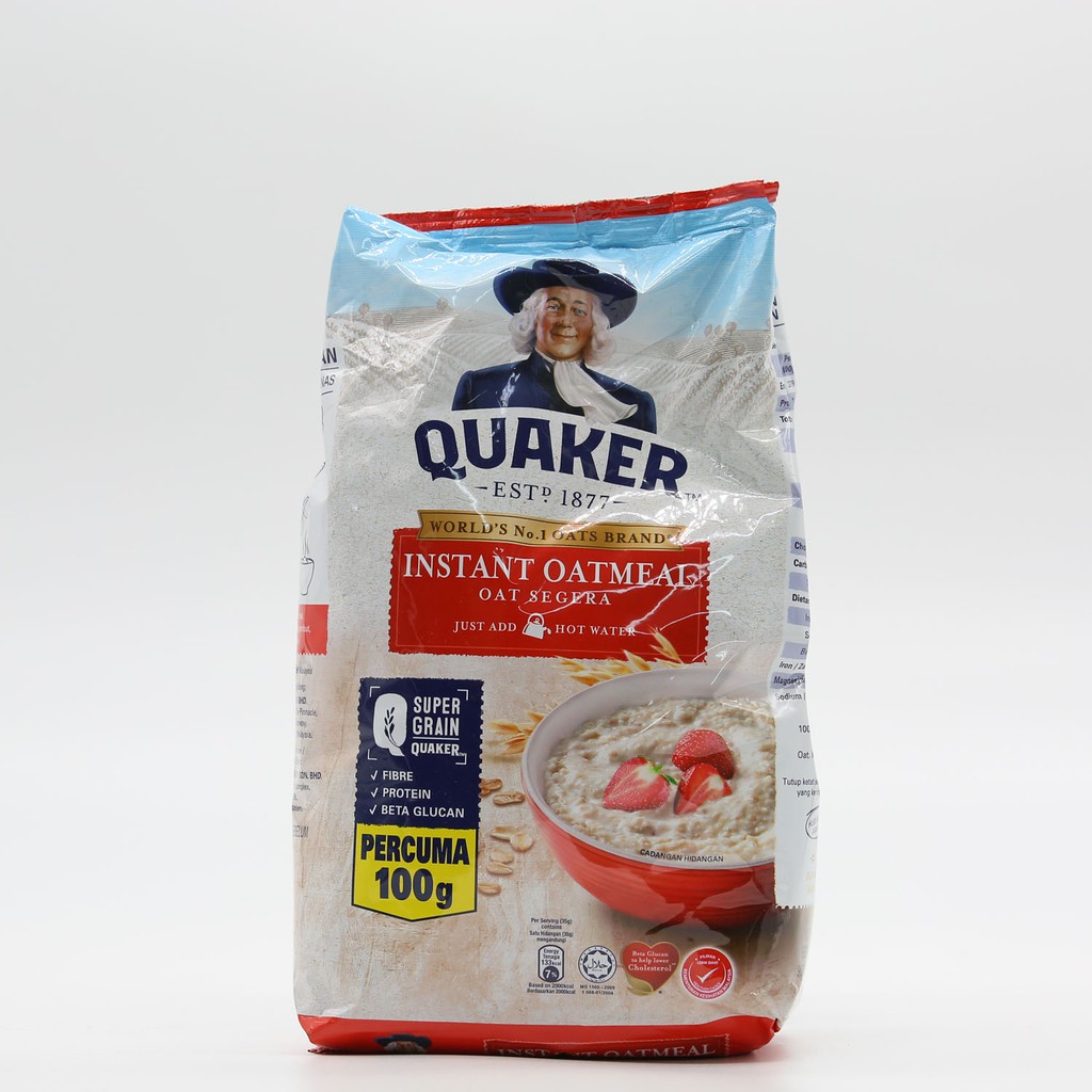 Quaker Instant Oatmeal 200g 900g 1kg 1 2kg Malaysia