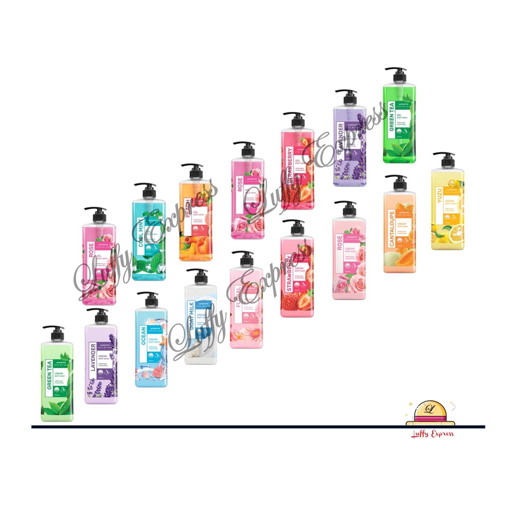 Watson Watsons Gel Bath Body Wash 1L Litre Shopee Malaysia