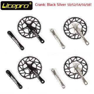 Litepro CNC Hollow 130mmBCD 50-58T Chainring Narrow Wide Bike Chainwheel Disc