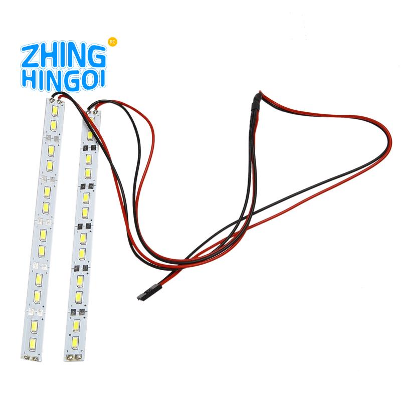 Lumière de châssis, 6 V, 24 Del Barre de Bande de Tube de Tube de châssis, Bande de diodes électroluminescentes adaptée pour Buggy de Chenille de Voiture 1/10 1/8 RC