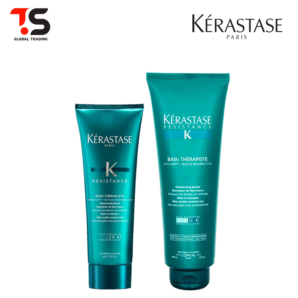 Kerastase Resistance Bain Therapiste Shampoo 250ml 450ml Shopee Malaysia