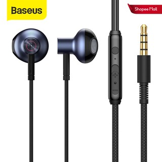 Image of Baseus H19 Wired Earphones 6D Stereo Bass Headphone In-Ear 3.5mm Headset with MIC for Xiaomi Phones