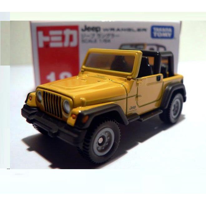 Tomica 18 Jeep Wrangler Yellow
