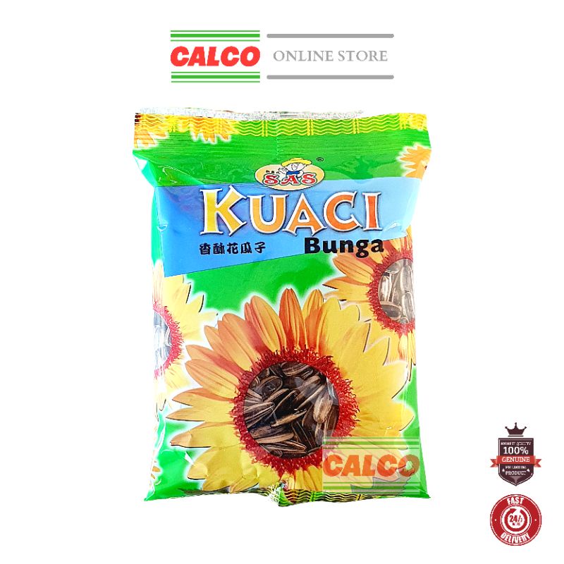 Buy Sas Kuaci Bunga Bijian Bunga Matahari Rasa Asli Sunflower Seeds 香酥花瓜子 180g Calco Os Seetracker Malaysia