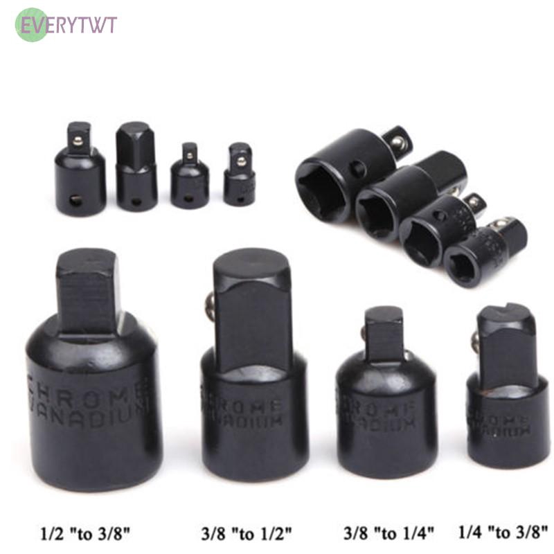 4PC Ratchet wrench Socket Drive Adapter Reducer Air Impact Set  3//8/" 1//4/" 1//2/"