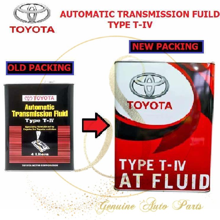 (100 ORIGINAL) *NEW PACKING* Toyota ATF Type IV TIV T IV T4 4L