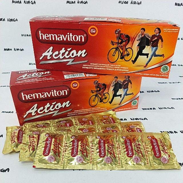 HEMAVITON ACTION ( MEMBANTU MENAMBAH TENAGA DAN KESEGARAN ) 5 PAPAN