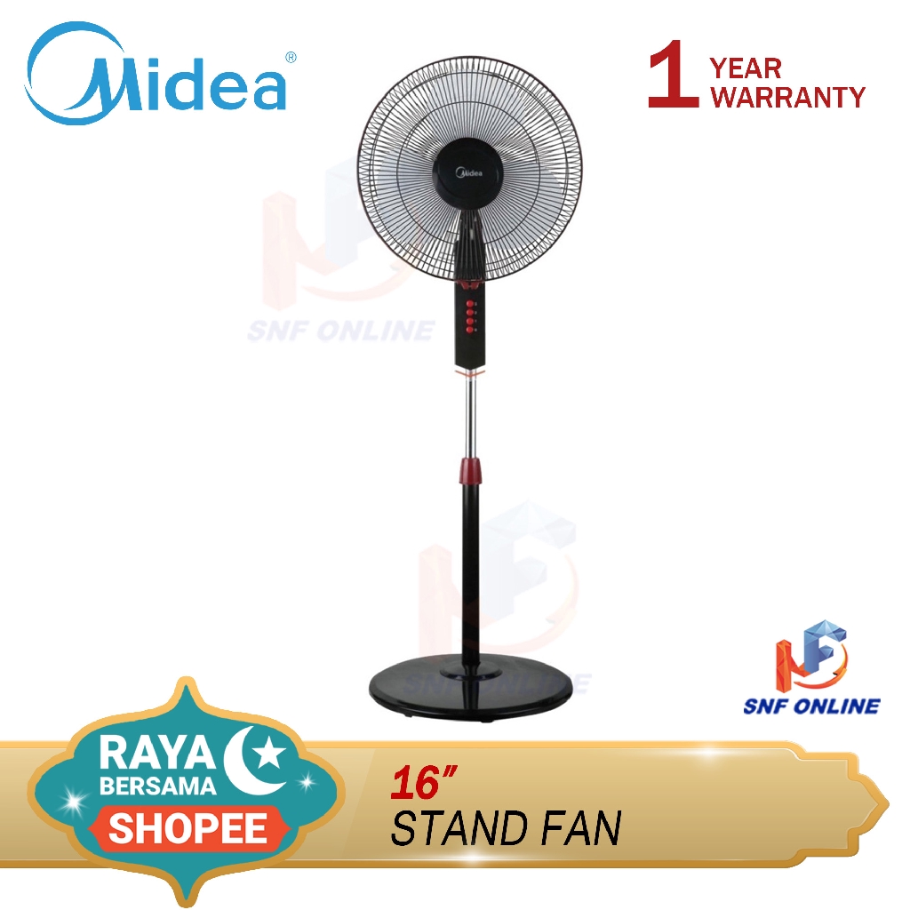 Midea Stand Fan 16" MF-16FS10N / NS | Shopee Malaysia