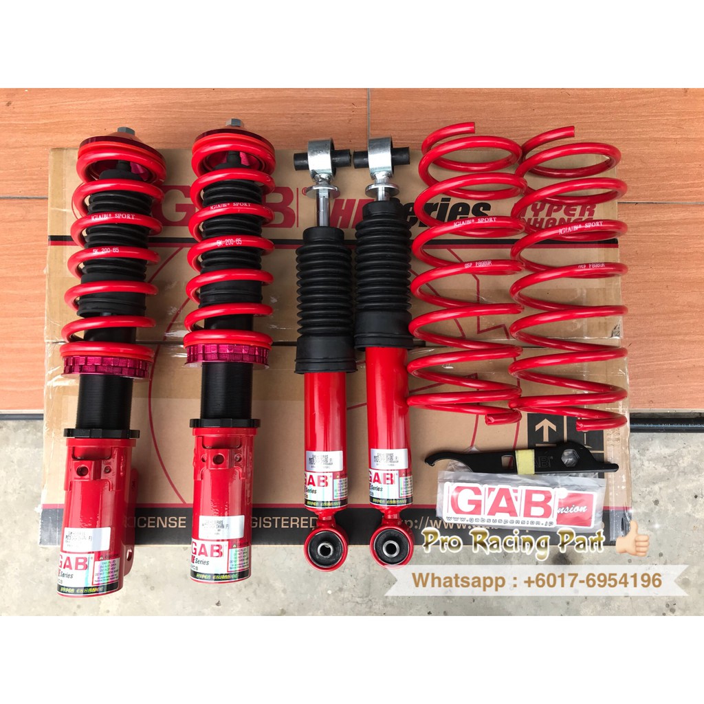 Gab Suspension Saga Iswara Adjustable High Low Bodyshift Mmc Lmst Shopee Malaysia