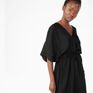 monki belted kaftan dress