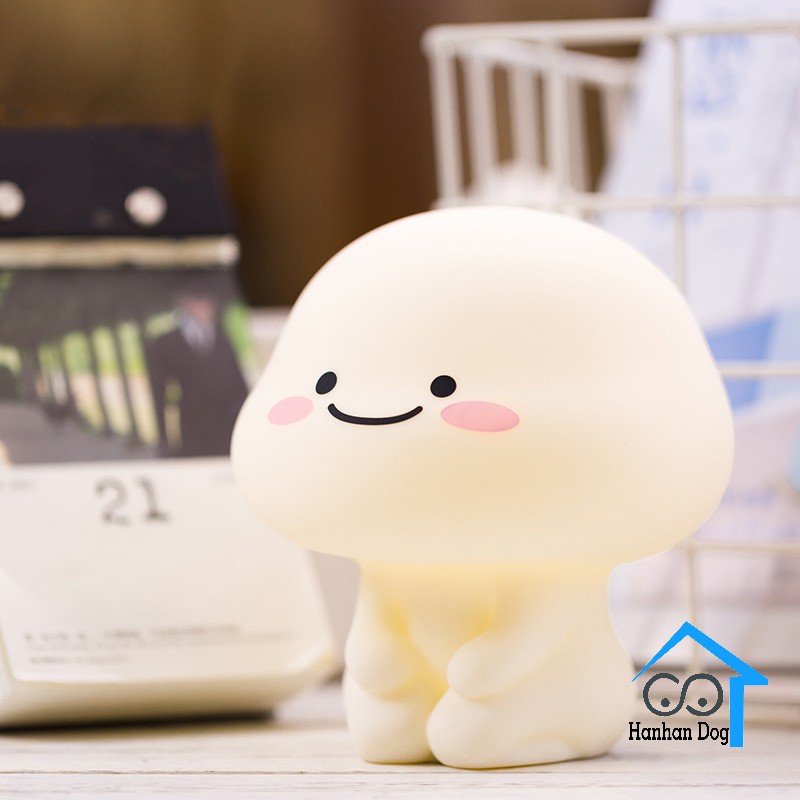 👉K💕K👈 Quby Lamp Cute Planet Baby Silicone Night Light Bedroom Bedside