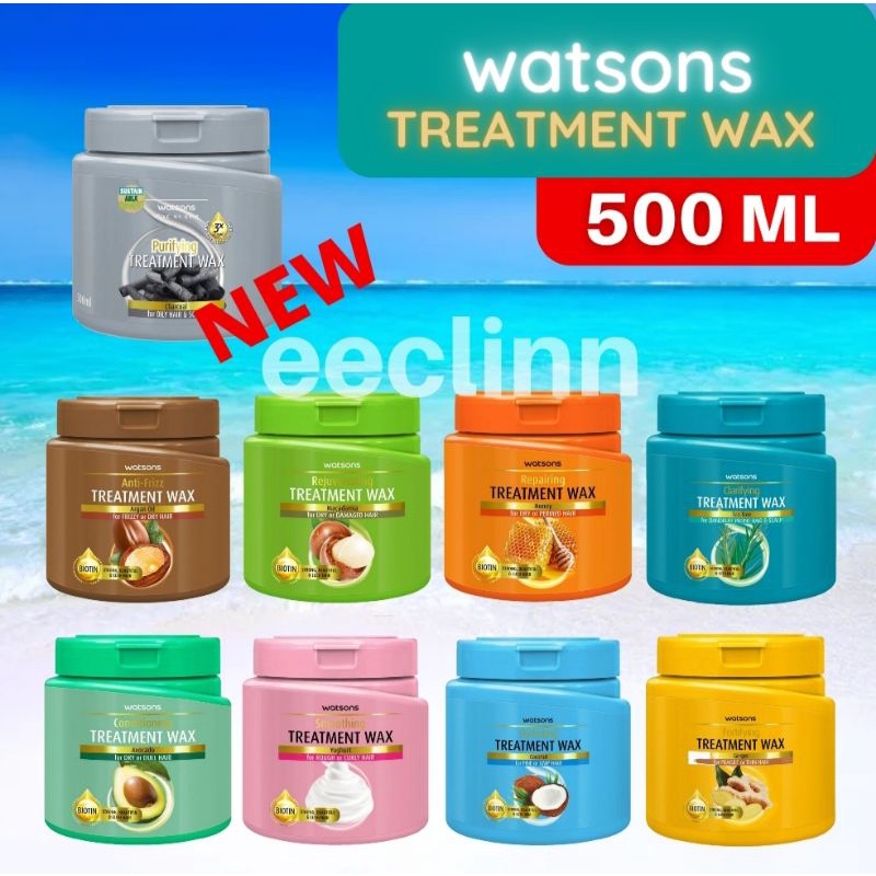 WATSONS Treatment Wax 500ml ( Argan Oil / Yoghurt / Avocado / Macadamia