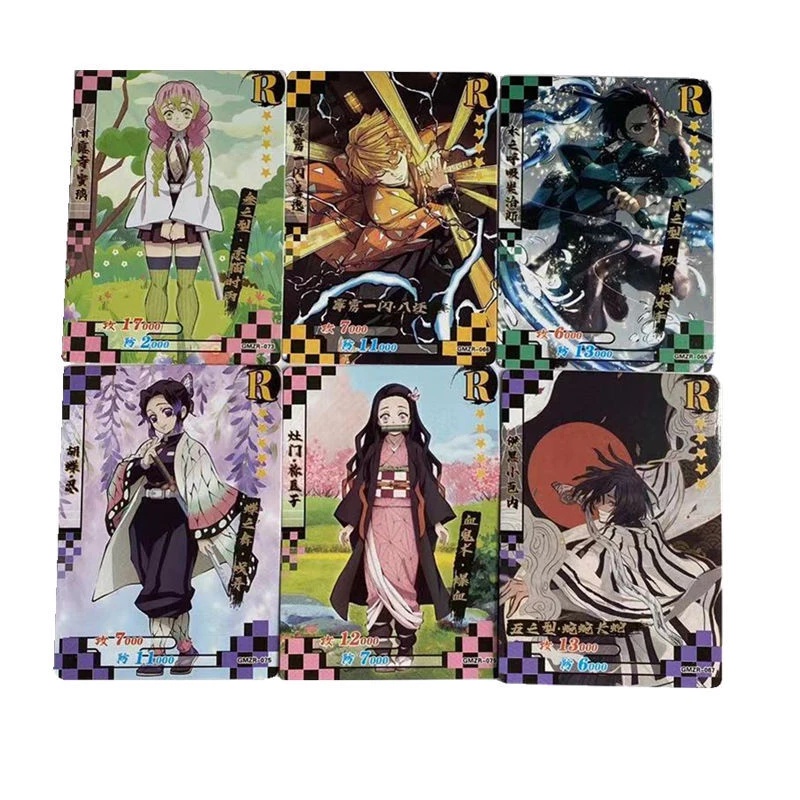 Durable Essential Anime Demon Slayer No Yaiba Paper Card Letters One Games Children Playing Toy Peripheral Character ... - Image 4