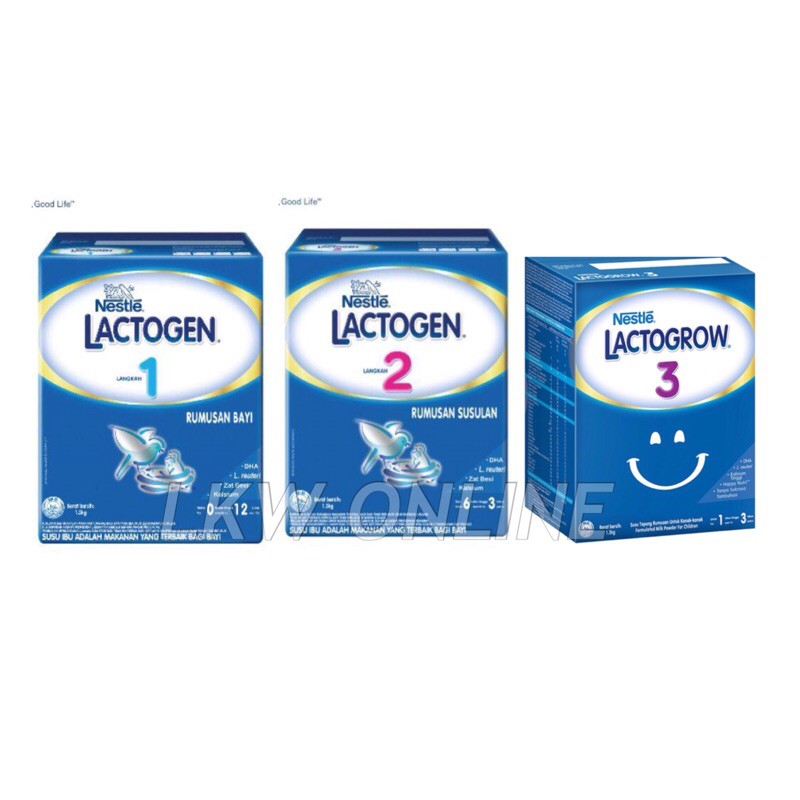 Nestle Lactogen Lactogrow Step1 Step2 Step3 1 3kg Limited Stock Price