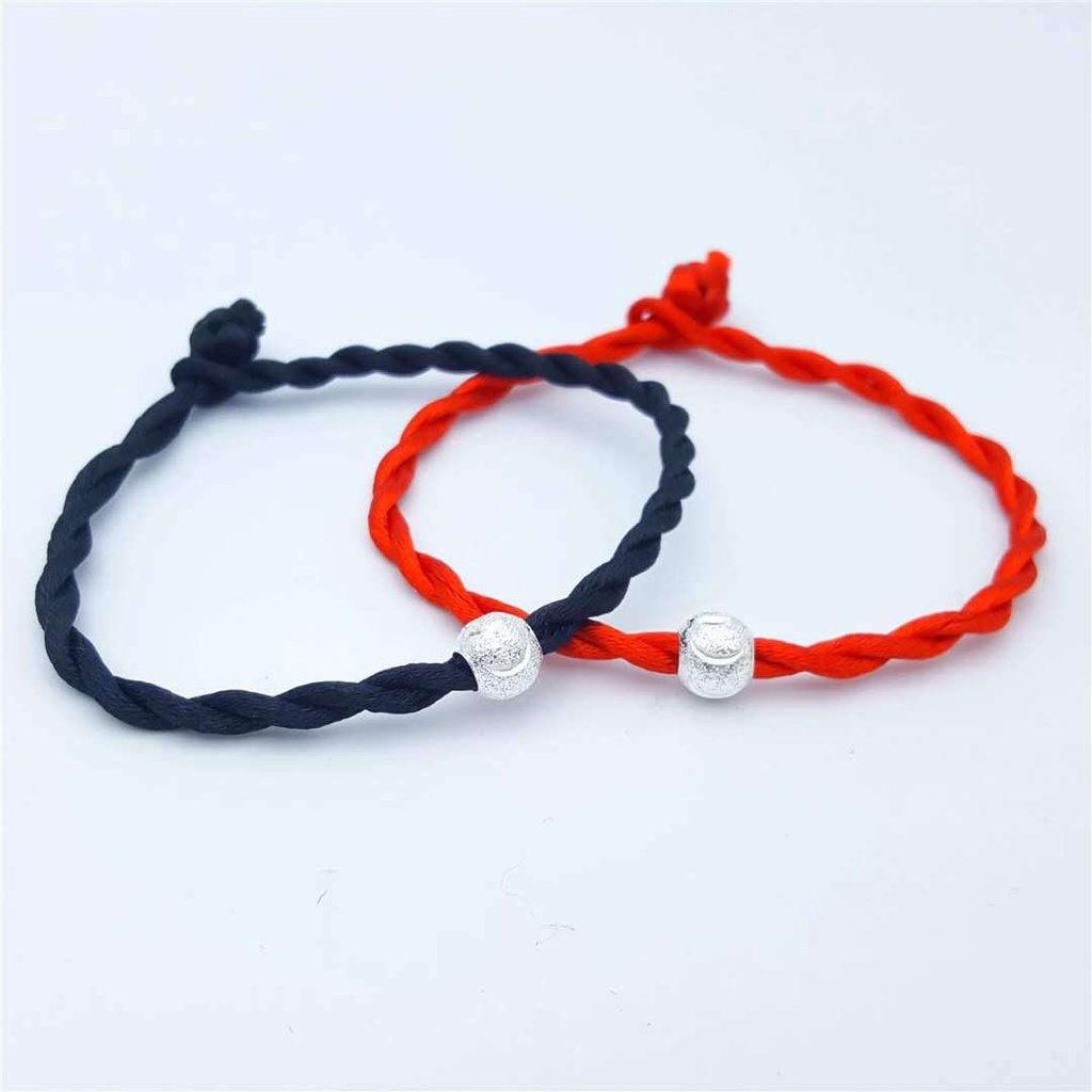 Red String Bracelet Braided Bracelet Student Chain Lucky Beads Silver Beads Online Shop Gifts Couples Girlfriends Bracelets