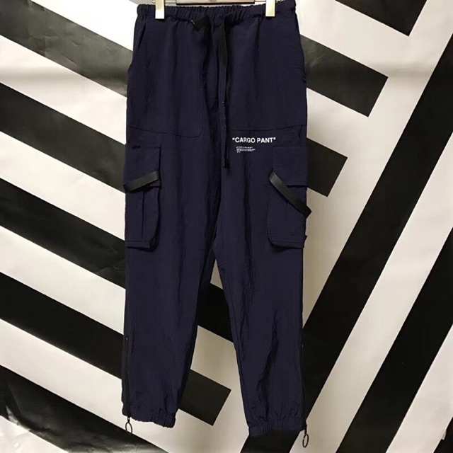 off white cargo sweatpants