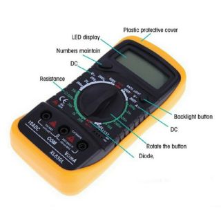 Alat Test Arus Voltan Elektrik & Sebagainya   Digital Multimeter Lcd 