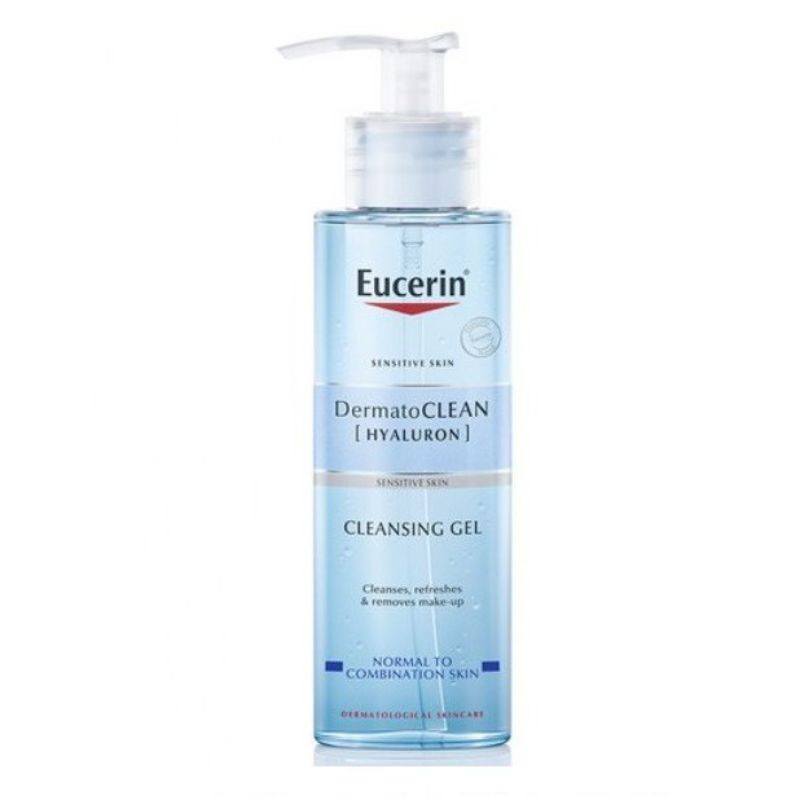 Eucerin Dermato Clean Hyaluron Cleansing Gel For Sensitive Skin 200ml ...