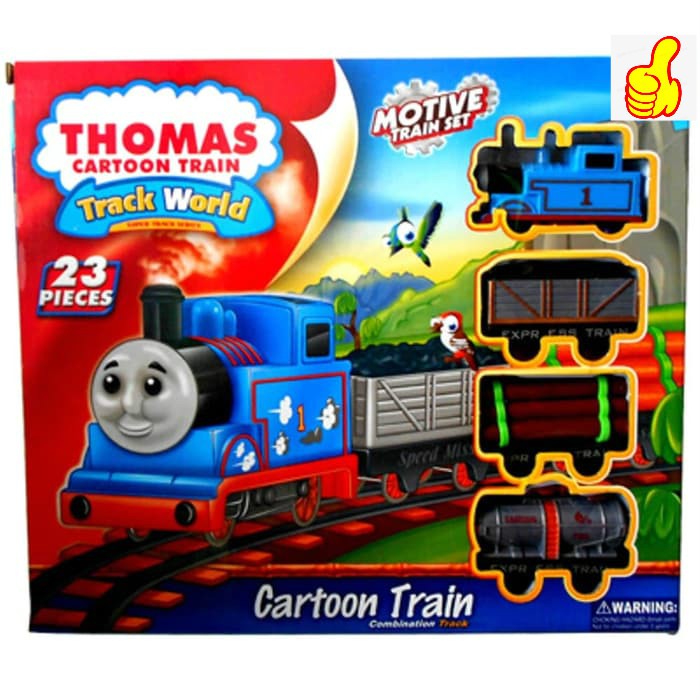 THOMAS cartoon train track world 23pieces | Shopee Malaysia
