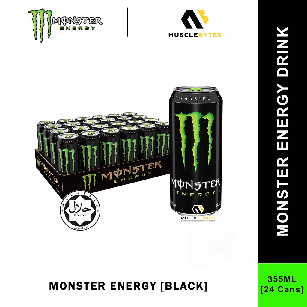 Monster Energy Drink [1 Carton / 24 Cans] [Halal Monster Energy