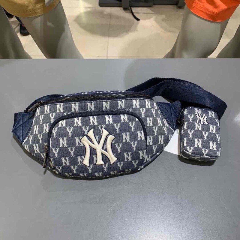 💯Authentic🇰🇷MLB Jacquard Monogram Hipsack New York Yankees/MLB 