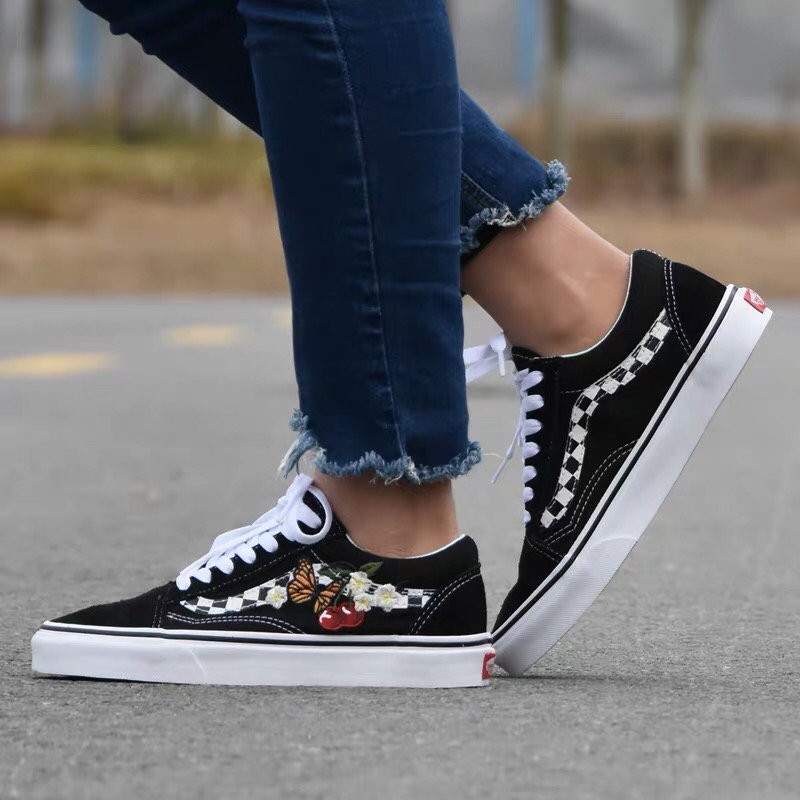 vans butterfly cherry