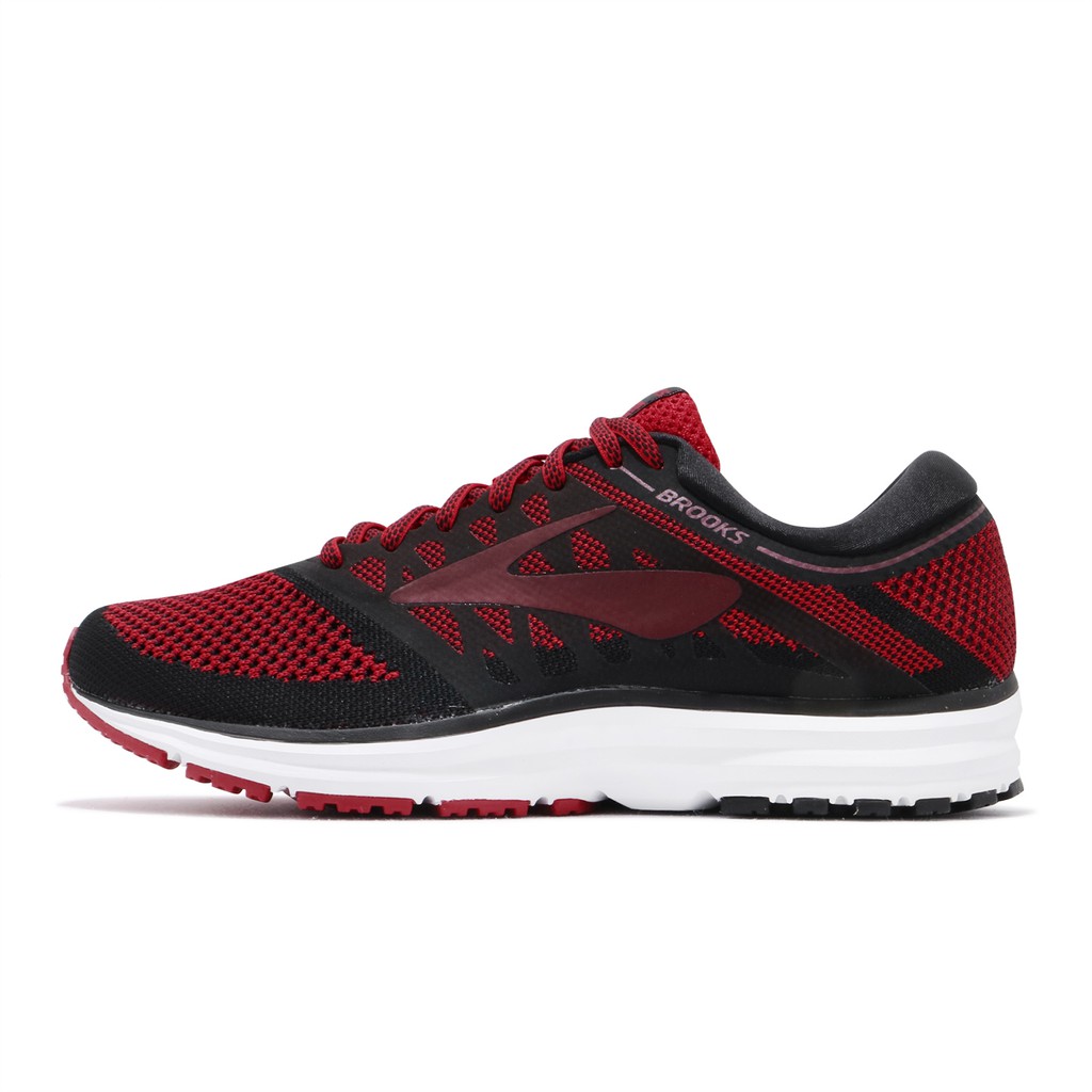 brooks running mens red