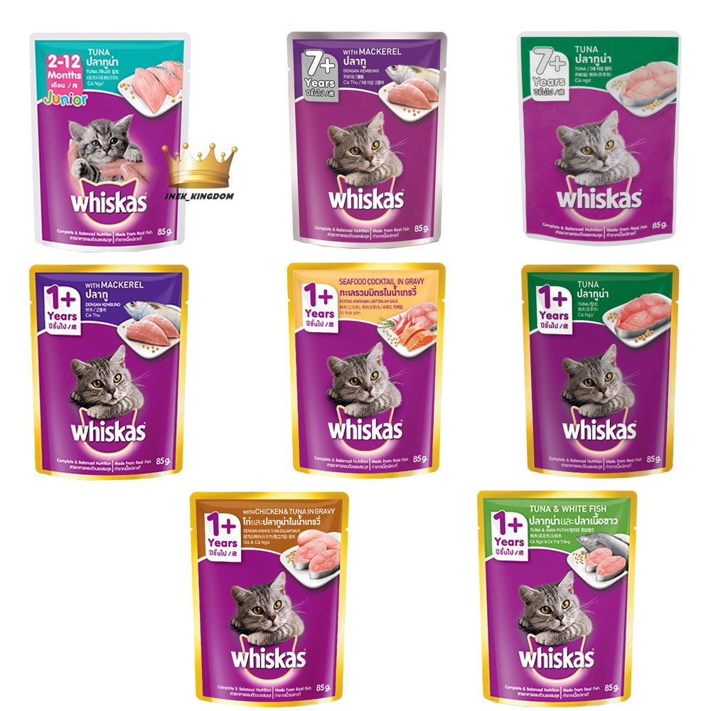 Whiskas Cat Pouch 85G Cat Wet Food 