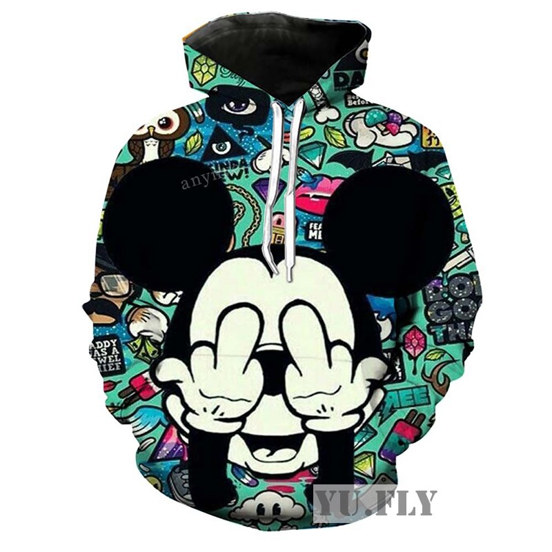 hoodie with mickey mouse