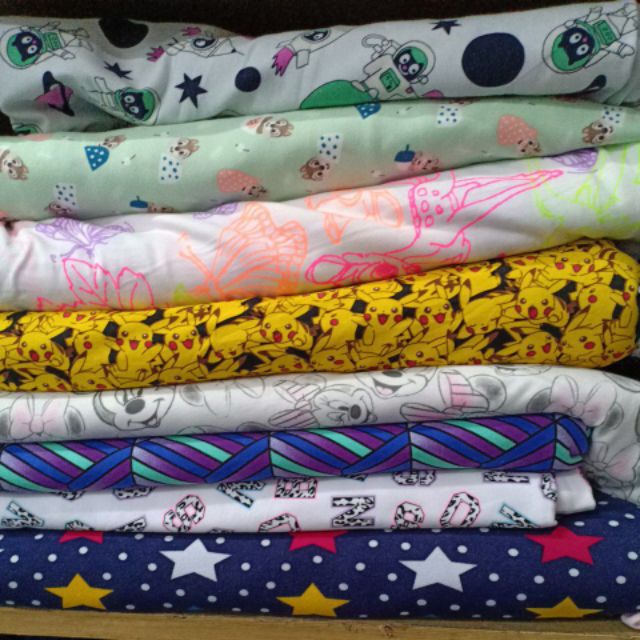 4. kain knit / kain tshirt / cotton lycra / knit jersey