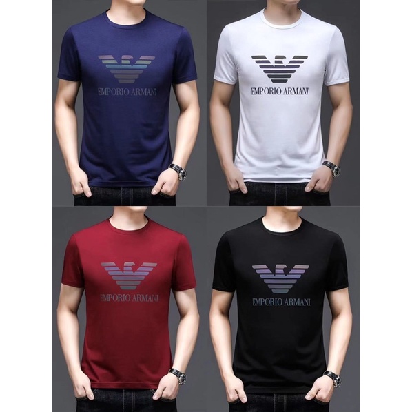 EMPORIO ARMANI Unisex Men and Womem Short Sleeve T-Shirt | Shopee Malaysia