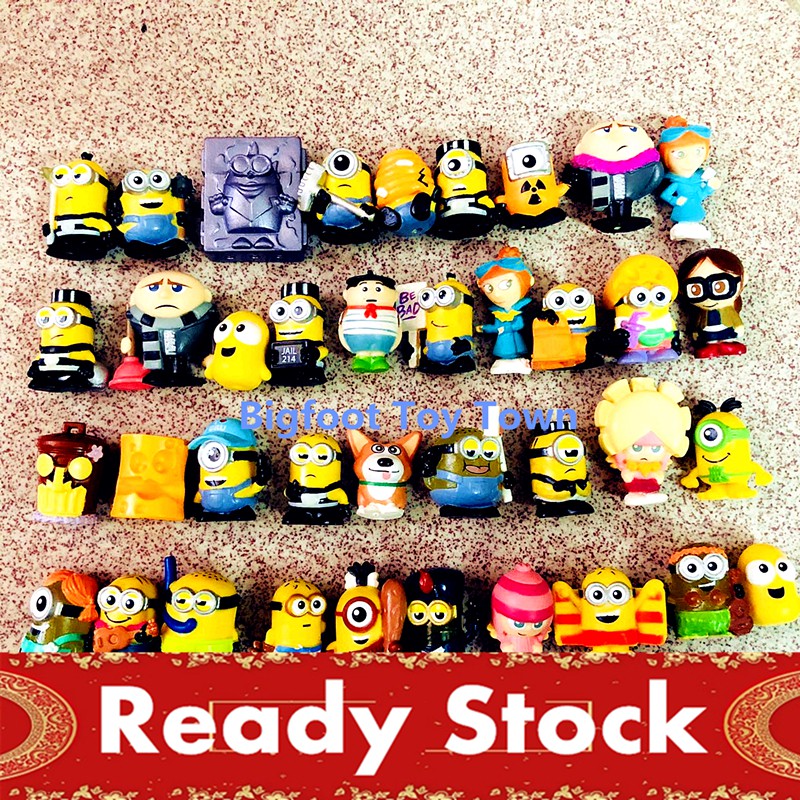 Mineez Rubber minion action figures 