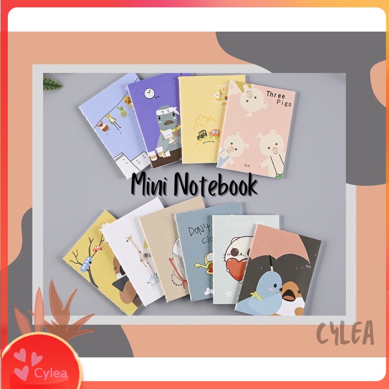 Cute Mini Notebook Booklet Plain Memo Buku Kecil Nota Free Gift Door Gift Diary 笔记本小礼品