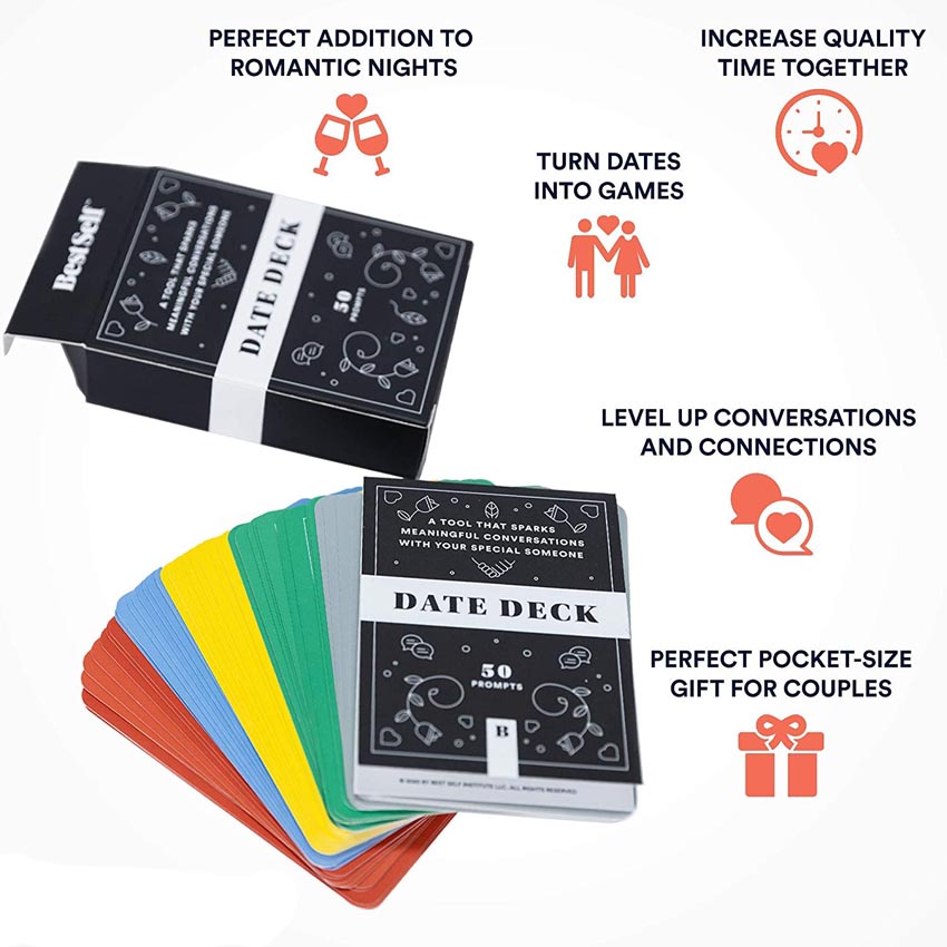 Must Multi Date Deck Great Unlocking Connection Intimacy Meaningful Discussions Card Games Durable - Image 4