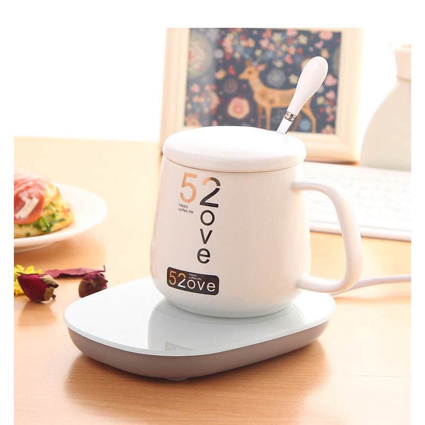 Coffee Mug Warmer, Electric Smart Beverage Cup Warmer, Coaster Cup Mat Warm  Electric Pad for Tea, Water, Cocoa, Milk-Cup Heater Plate with Two  Temperature Settings Auto Off | Shopee Malaysia