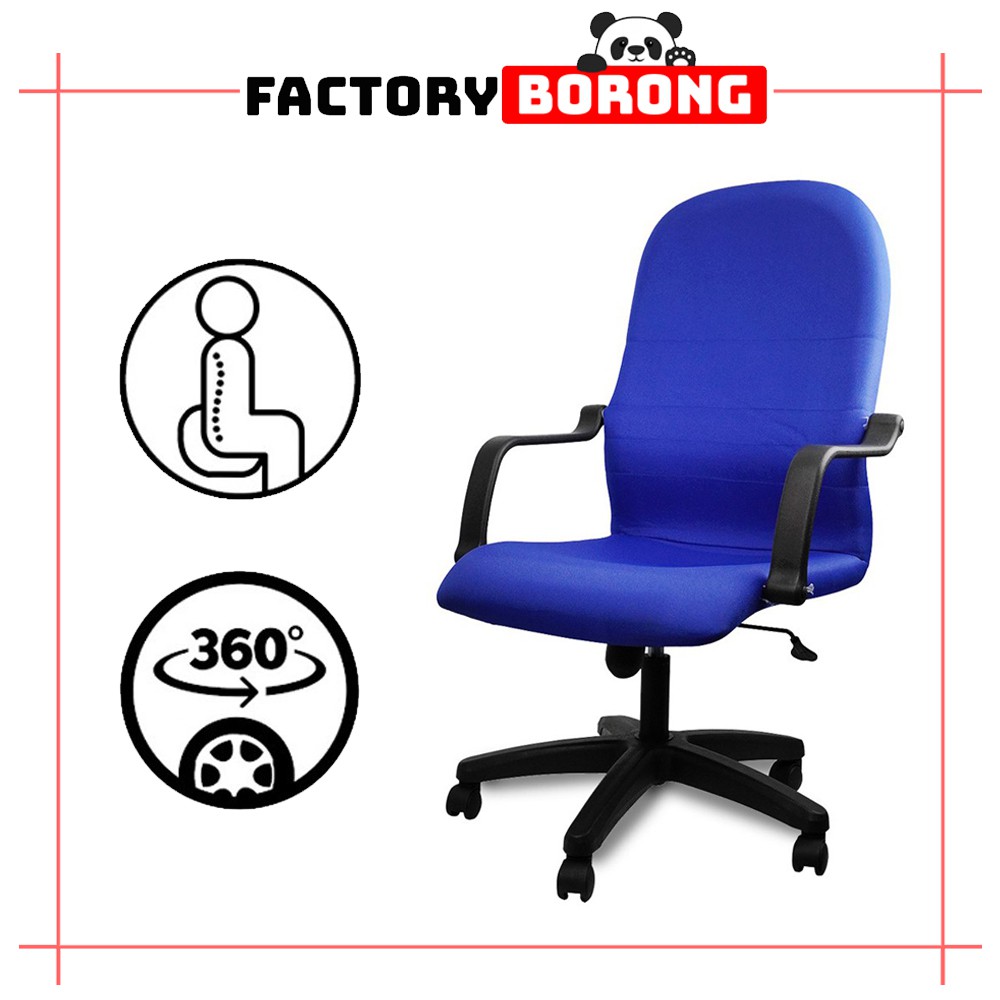 360 Degree Rotation Wheels Ergonomic Designed Director High Back Office