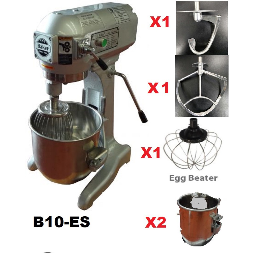 THE BAKER INDUSTRIAL FLOUR MIXER BLENDER B7N B10 B10ES B20 B20ES B