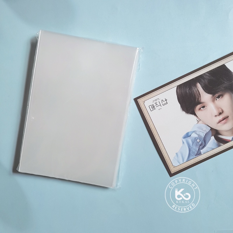 Purpose Essential 【Acid Sleeves Postcard】50pcs High Clarity PP Card Toploader 3R 4R Photos Storage Transparent Ga... - Image 2