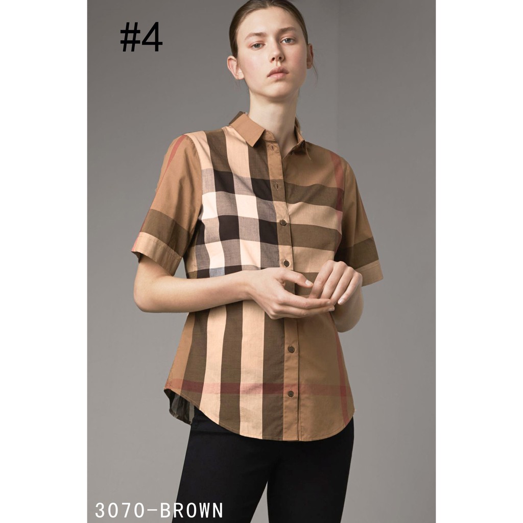 burberry plaid dress shirt