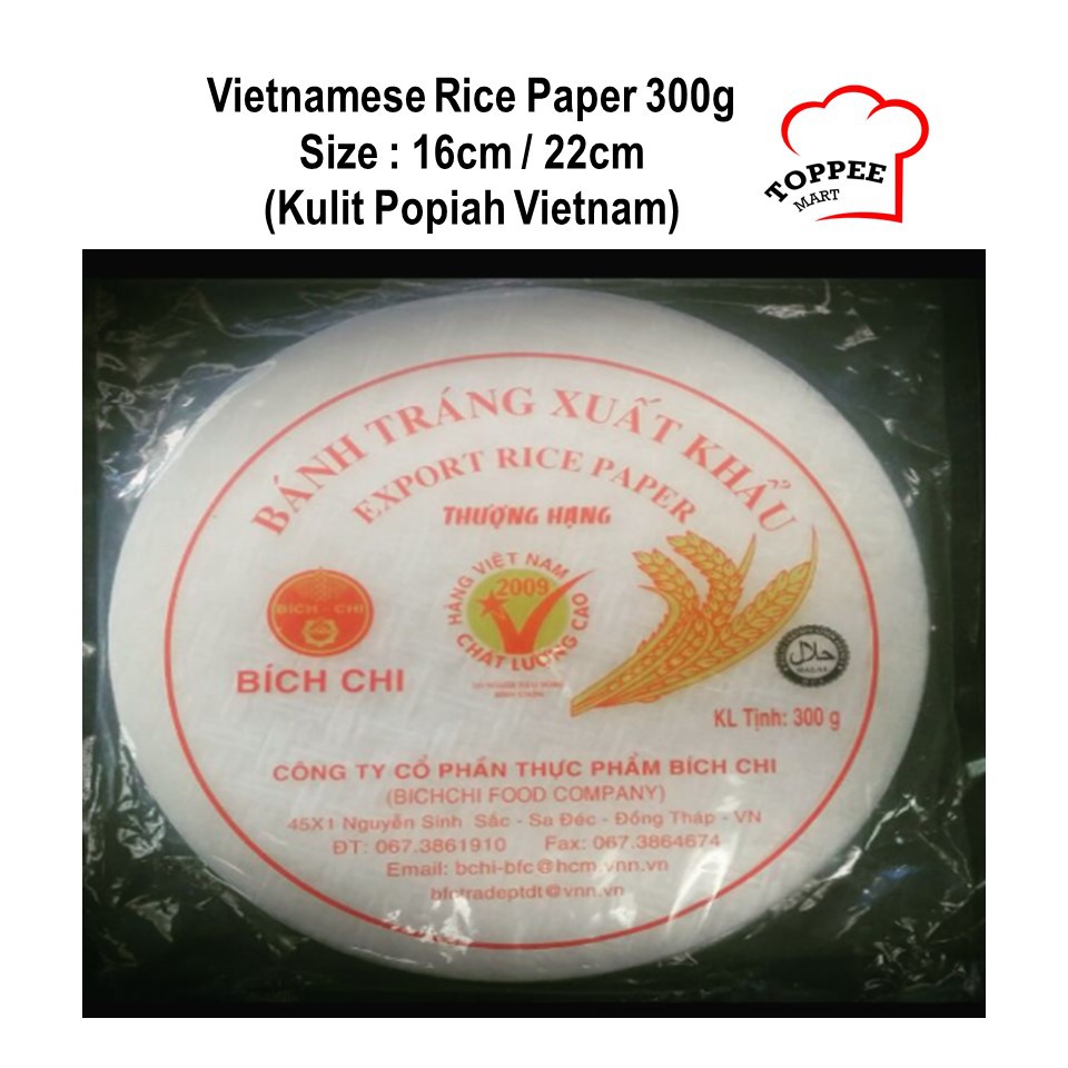 Kulit Popiah Vietnam Vietnamese Rice Paper 16cm 22cm Spring Rolls Brown Rice Paper 200g 300g 400g Shopee Malaysia