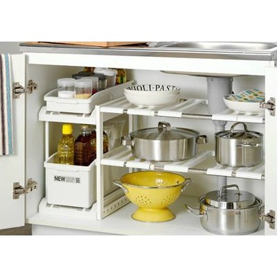 Ready Stock Under Sink Shelf Storage Expandable Kitchen ...